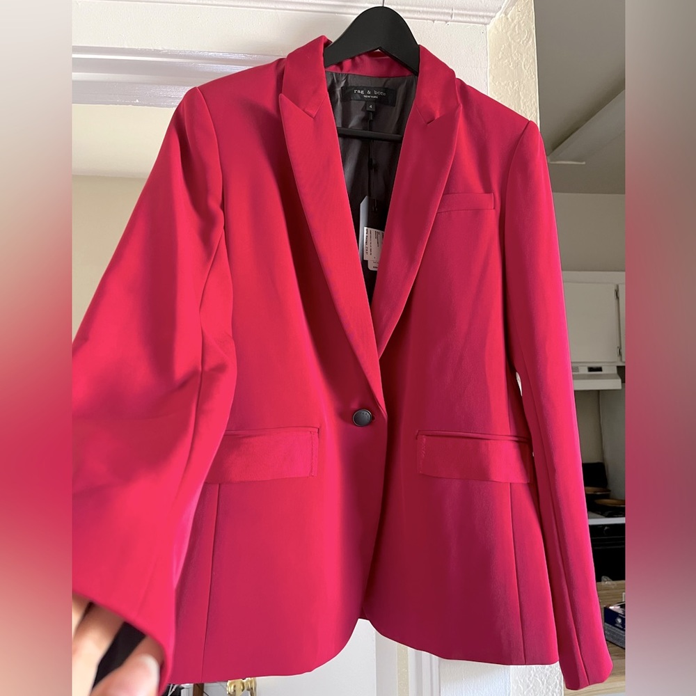 Red rag & bone blazer